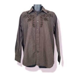 Embroidered Button Shirt